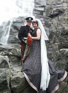 Brudepar i Trollstigen 